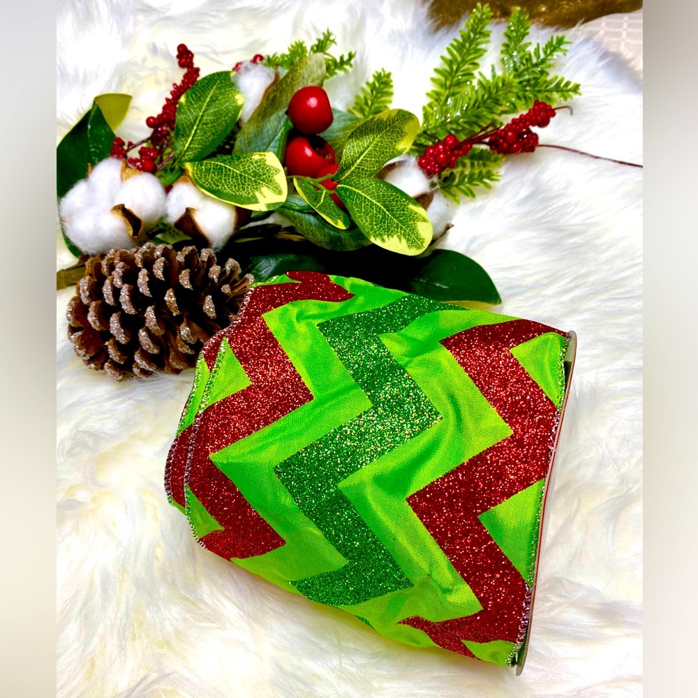 ♥️💚Designer Christmas Ribbon♥️💚 - Picture 3 of 3